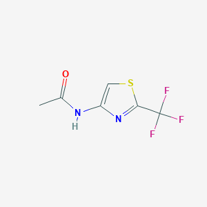 molecular formula C6H5F3N2OS B11815918 N-(2-(Trifluoromethyl)thiazol-4-yl)acetamide 