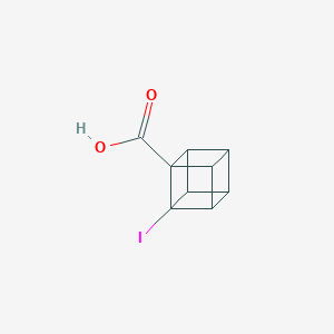 molecular formula C9H7IO2 B11816035 2-Iodocubane-1-carboxylic acid 