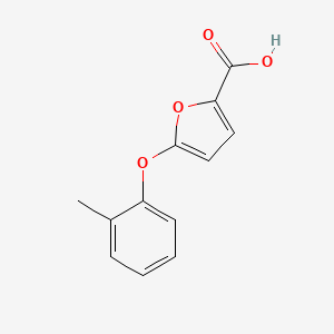 molecular formula C12H10O4 B11816189 5-(o-Tolyloxy)furan-2-carboxylic acid 