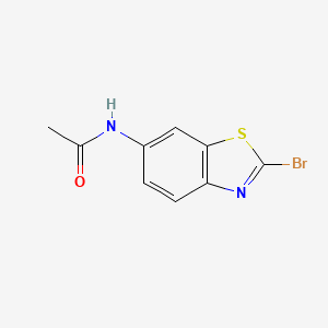 molecular formula C9H7BrN2OS B11816229 N-(2-Bromobenzo[d]thiazol-6-yl)acetamide CAS No. 1019115-45-7