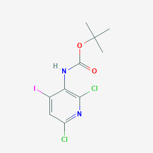 molecular formula C10H11Cl2IN2O2 B11816373 tert-Butyl (2,6-dichloro-4-iodopyridin-3-yl)carbamate 