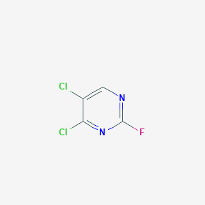 molecular formula C4HCl2FN2 B11816446 4,5-Dichloro-2-fluoropyrimidine CAS No. 112251-53-3