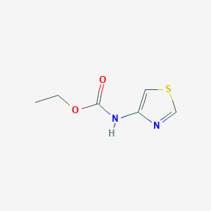 molecular formula C6H8N2O2S B11816563 Ethyl thiazol-4-ylcarbamate 