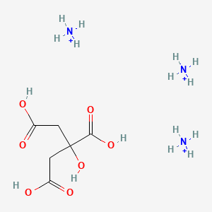 molecular formula C6H20N3O7+3 B11816969 Triazanium;2-hydroxypropane-1,2,3-tricarboxylic acid 