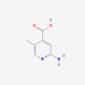 molecular formula C7H8N2O2 B11817309 2-Amino-5-methylisonicotinic acid CAS No. 1033203-35-8