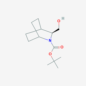 molecular formula C13H23NO3 B11817398 tert-Butyl 3-(hydroxymethyl)-2-azabicyclo[2.2.2]octane-2-carboxylate 