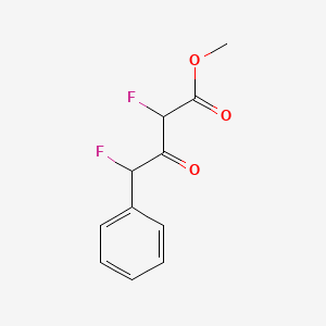 molecular formula C11H10F2O3 B11817418 Methyl 2,4-difluoro-3-oxo-4-phenylbutanoate 