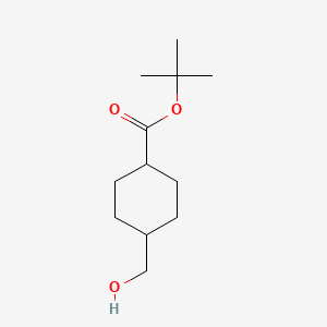 molecular formula C12H22O3 B11817571 Tert-butyl trans-4-(hydroxymethyl)cyclohexanecarboxylate 
