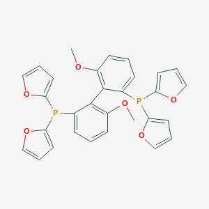 molecular formula C30H24O6P2 B118176 (R)-(6,6'-Dimethoxybiphenyl-2,2'-diyl)bis(di-2-furylphosphine) CAS No. 145214-59-1