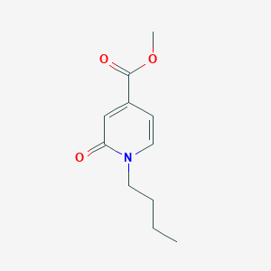 molecular formula C11H15NO3 B11818081 Methyl 1-butyl-2-oxo-1,2-dihydropyridine-4-carboxylate 