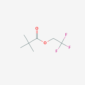 molecular formula C7H11F3O2 B11818152 Trimethylacetic Acid, 2,2,2-trifluoroethyl ester 