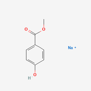 molecular formula C8H8NaO3+ B11818526 Sodium;methyl 4-hydroxybenzoate 