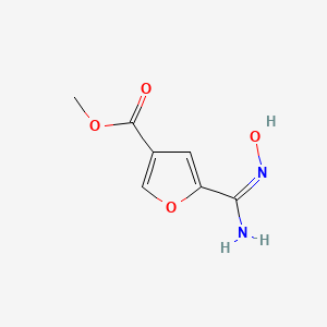 molecular formula C7H8N2O4 B11818654 methyl 5-[(E)-N'-hydroxycarbamimidoyl]furan-3-carboxylate 