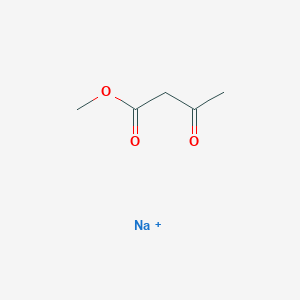 molecular formula C5H8NaO3+ B11818661 sodium;methyl 3-oxobutanoate 