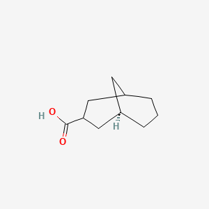 molecular formula C10H16O2 B11818716 (5R)-bicyclo[3.3.1]nonane-3-carboxylic acid 