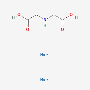 molecular formula C4H7NNa2O4+2 B11818797 Disodium;2-(carboxymethylamino)acetic acid 