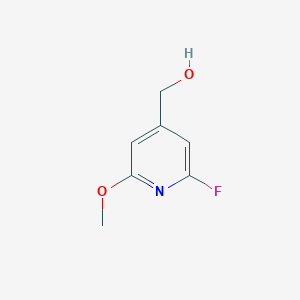 molecular formula C7H8FNO2 B11819092 (2-Fluoro-6-methoxypyridin-4-yl)methanol 