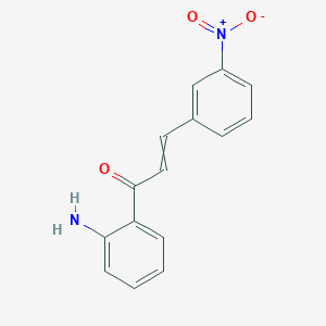molecular formula C15H12N2O3 B11819158 (2E)-1-(2-aminophenyl)-3-(3-nitrophenyl)prop-2-en-1-one 