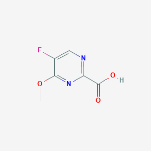 molecular formula C6H5FN2O3 B11819184 5-Fluoro-4-methoxypyrimidine-2-carboxylic acid 