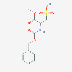 molecular formula C12H15NO7S B11819233 methyl (2R)-2-{[(benzyloxy)carbonyl]amino}-3-sulfopropanoate 