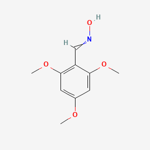 molecular formula C10H13NO4 B11819541 Benzaldehyde, 2,4,6-trimethoxy-, oxime 