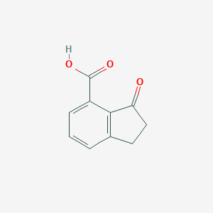 molecular formula C10H8O3 B118196 3-Oxoindan-4-carboxylic acid CAS No. 71005-12-4