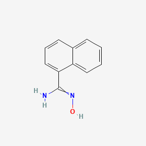 molecular formula C11H10N2O B11819635 N-Hydroxy-1-naphthalene carboximidamide 