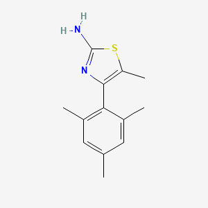molecular formula C13H16N2S B11819671 4-Mesityl-5-methylthiazol-2-amine 