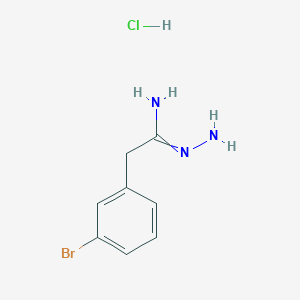 molecular formula C8H11BrClN3 B11819708 C8H11BrClN3 