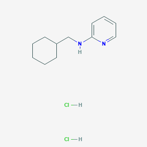 molecular formula C12H20Cl2N2 B11820130 Cyclohexylmethyl-pyridin-2-YL-amine dihydrochloride 