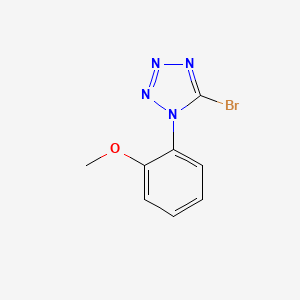molecular formula C8H7BrN4O B1182040 5-bromo-1-(2-methoxyphenyl)-1H-tetrazole 