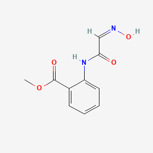 molecular formula C10H10N2O4 B11820423 Methyl 2-([(2E)-2-(hydroxyimino)ethanoyl]amino)benzoate 