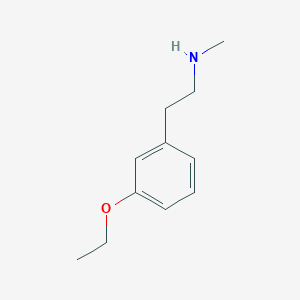 molecular formula C11H17NO B11820911 N-Methyl-3-ethoxy-benzeneethanamine 