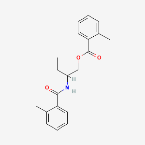 2-[(2-Methylbenzoyl)amino]butyl 2-methylbenzoate