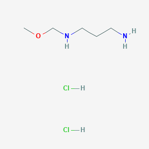 molecular formula C5H16Cl2N2O B11821211 N1-(Methoxymethyl)propane-1,3-diamine dihydrochloride 