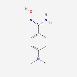 molecular formula C9H13N3O B11821275 4-Dimethylamino-N-hydroxy-benzamidine CAS No. 184778-32-3