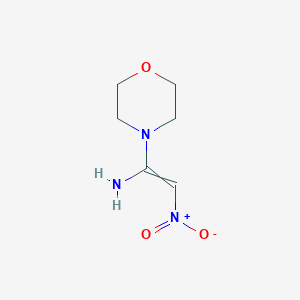 molecular formula C6H11N3O3 B11821283 1-Morpholin-4-yl-2-nitroethenamine 
