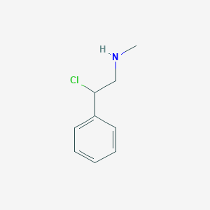 molecular formula C9H12ClN B11821361 2-chloro-N-methyl-2-phenylethanamine 