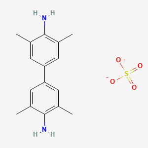 molecular formula C16H20N2O4S-2 B11821592 4-(4-Amino-3,5-dimethylphenyl)-2,6-dimethylaniline;sulfate 