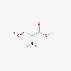 molecular formula C6H13NO3 B11821641 methyl (2R,3R)-3-hydroxy-2-(methylamino)butanoate 