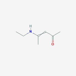 molecular formula C7H13NO B11821649 4-(Ethylamino)pent-3-en-2-one 