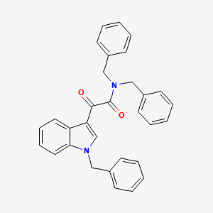 N,N-dibenzyl-2-(1-benzyl-1H-indol-3-yl)-2-oxoacetamide