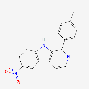 1-(4-methylphenyl)-6-nitro-9H-beta-carboline