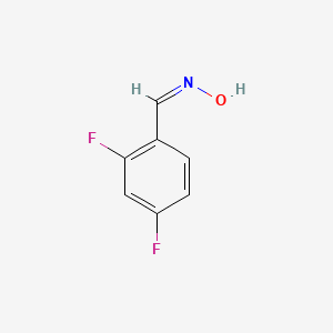 molecular formula C7H5F2NO B11821783 (E)-2,4-Difluorobenzaldehyde oxime 