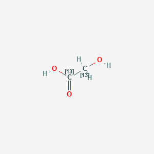 molecular formula C2H4O3 B118219 Glycocide-13C2 CAS No. 111389-68-5