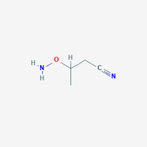 molecular formula C4H8N2O B11821920 3-(Aminooxy)butanenitrile CAS No. 1000342-86-8