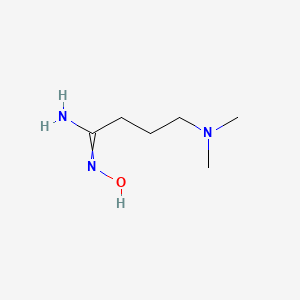 molecular formula C6H15N3O B11821965 4-(dimethylamino)-N'-hydroxybutanimidamide 