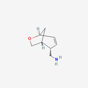 molecular formula C8H13NO B11821988 rac-[(1R,2S,5S)-6-oxabicyclo[3.2.1]oct-3-en-2-yl]methanamine 
