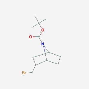 molecular formula C12H20BrNO2 B11822042 Tert-butyl 2-(bromomethyl)-7-azabicyclo[2.2.1]heptane-7-carboxylate, endo CAS No. 1824132-69-5