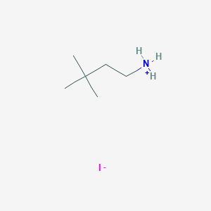 molecular formula C6H16IN B11822087 3,3-Dimethylbutan-1-aminium iodide 